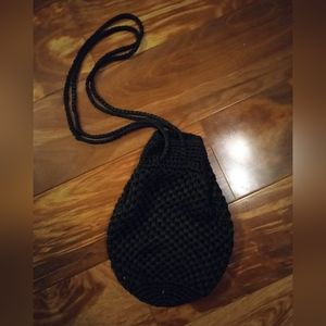 Vintage Crochet Bucket Bag